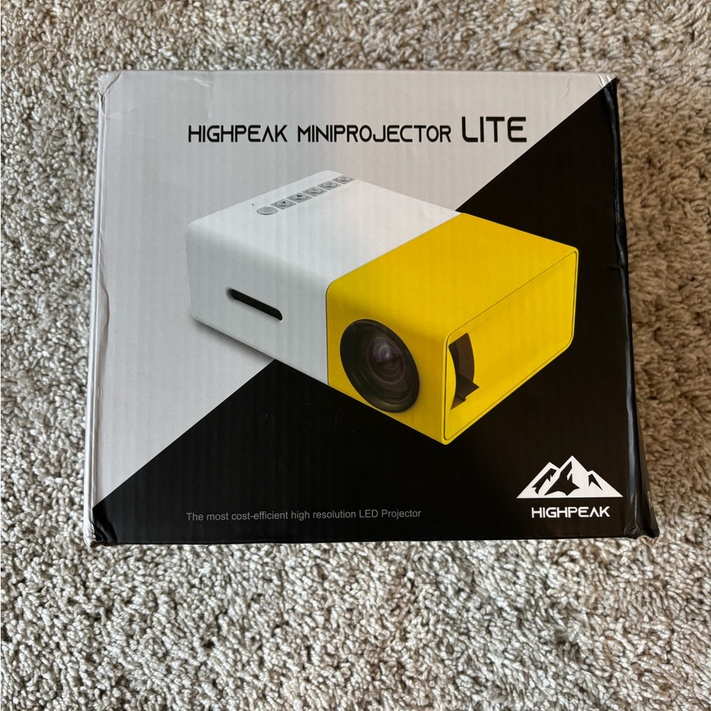 High peak MiniProjector Lite - Black and White